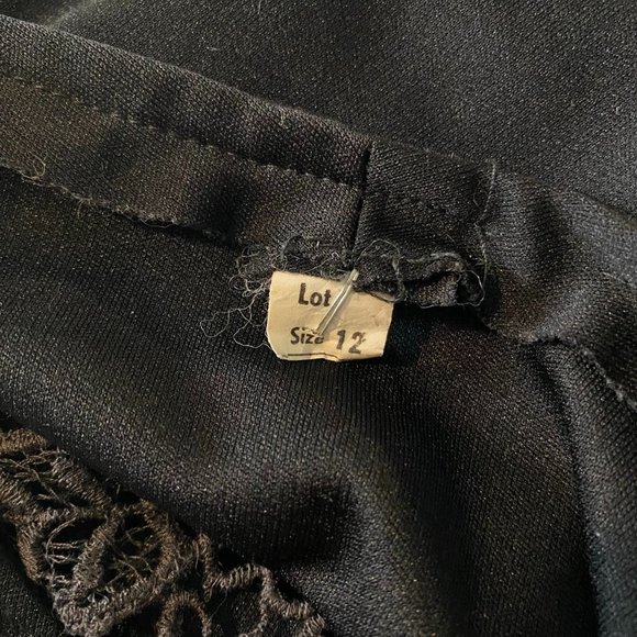 HALTER EVENING DRESS BLACK WOMENS SIZE 12 - Picture 6 of 6